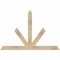 Ekena Millwork Saratoga Rough Sawn Timber Gable Bracket, Douglas Fir, 60"W x 40"H x 2"D x 4"F, 16/12 Pitch GBW060X40X0204SAR00RDF - alternate 1